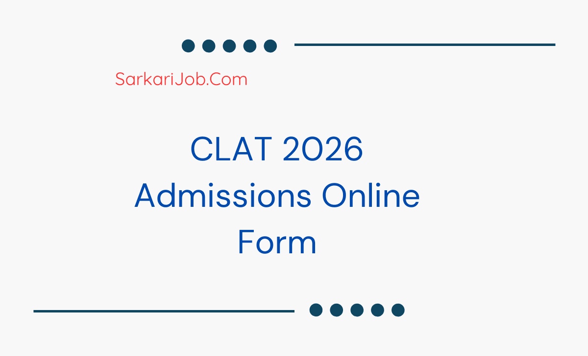 Featured image for CLAT 2026 Admissions Online Form