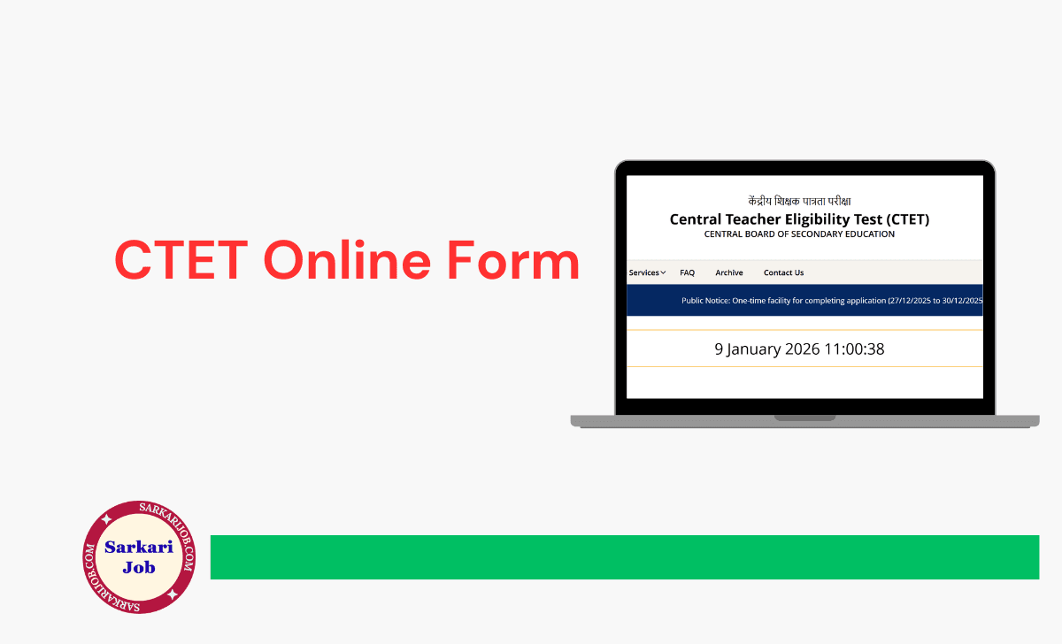 CTET Online Form 2026 notification details