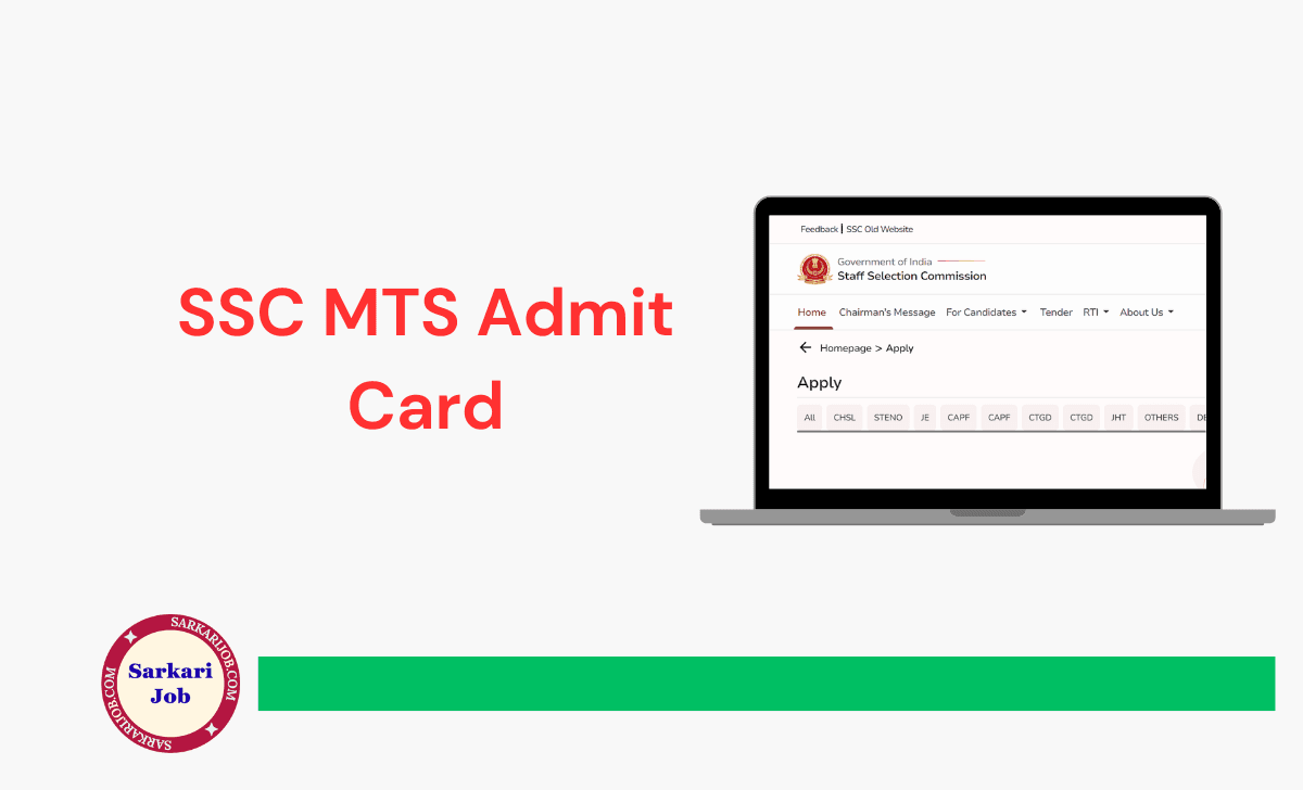 SSC MTS Exam Date Notice 2025 notification details