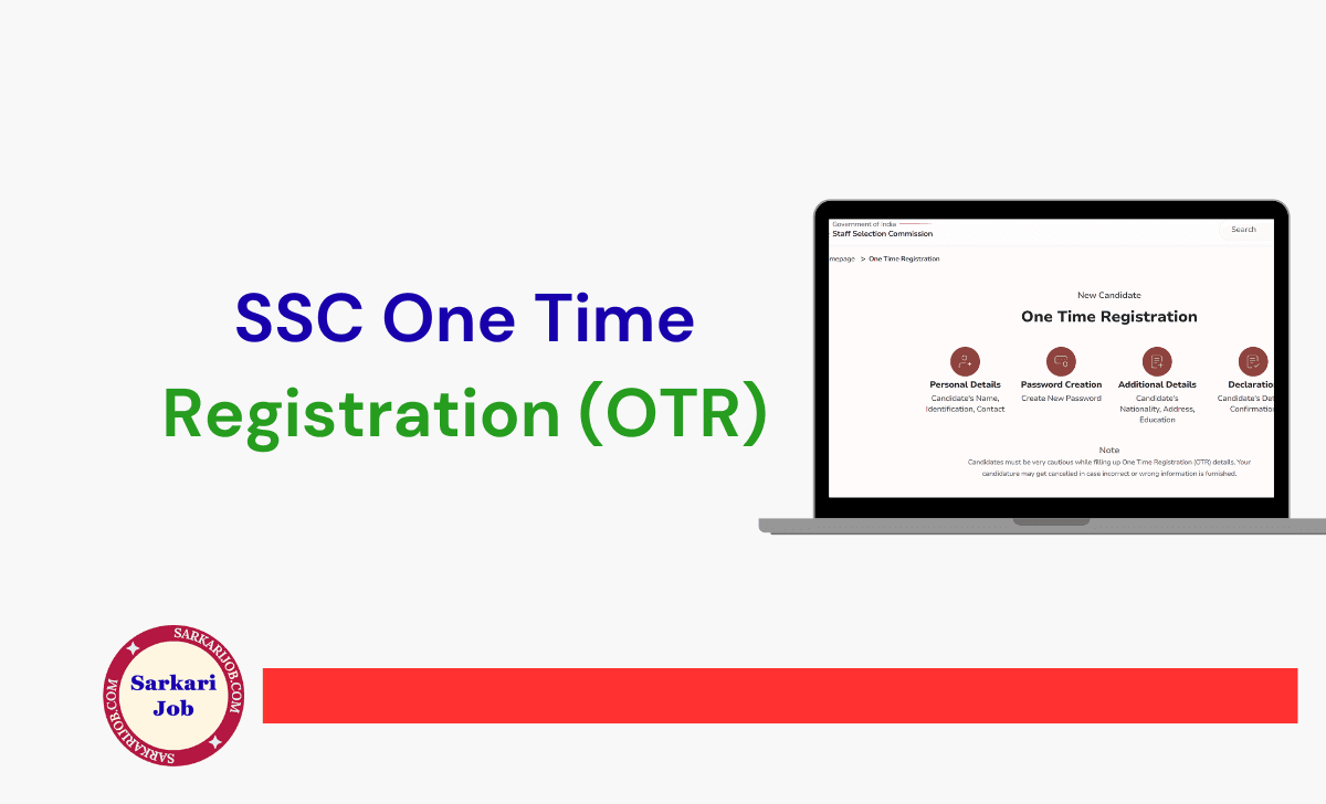Featured image for SSC One Time Registration (OTR) 2026