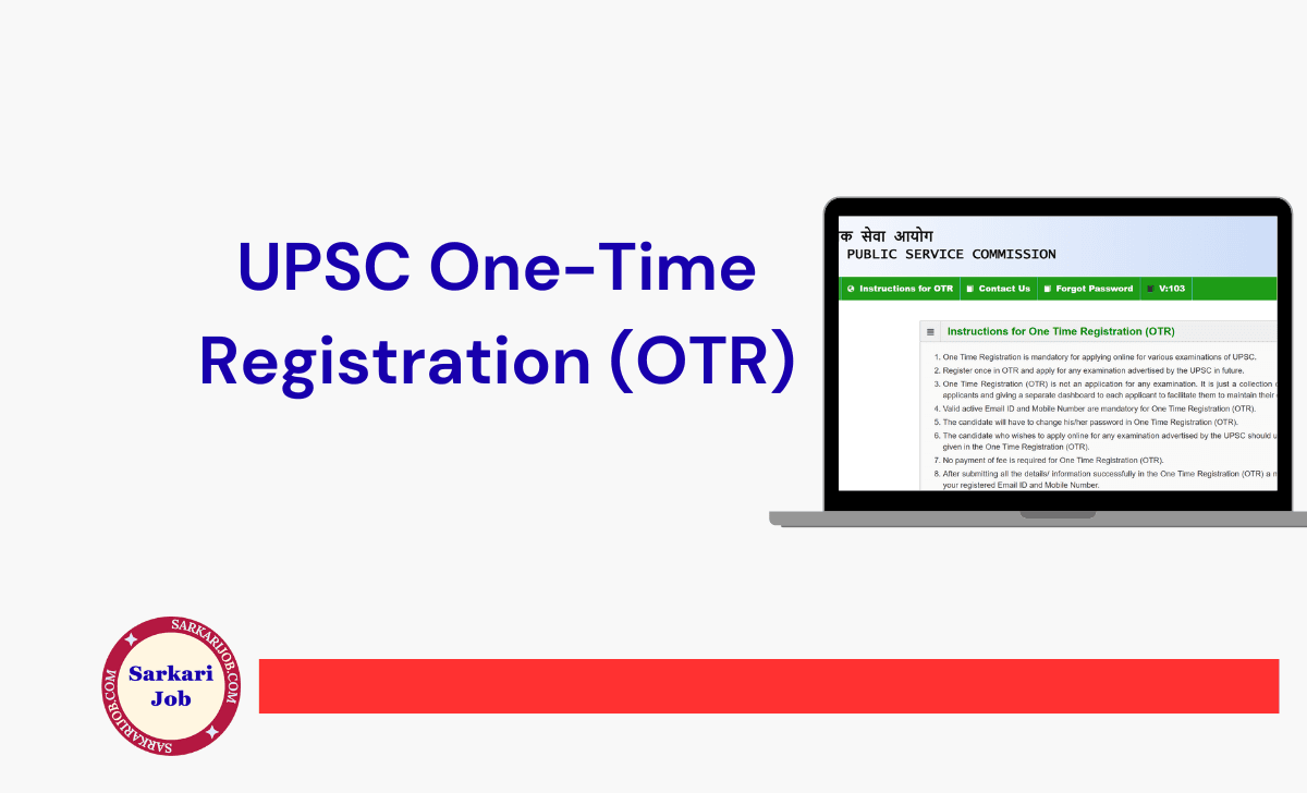 Featured image for UPSC One-Time Registration (OTR) 2026